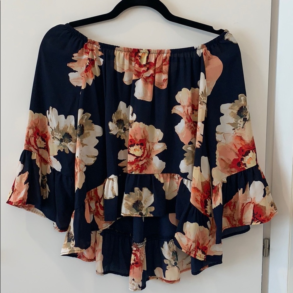 Floral hi/lo Blouse